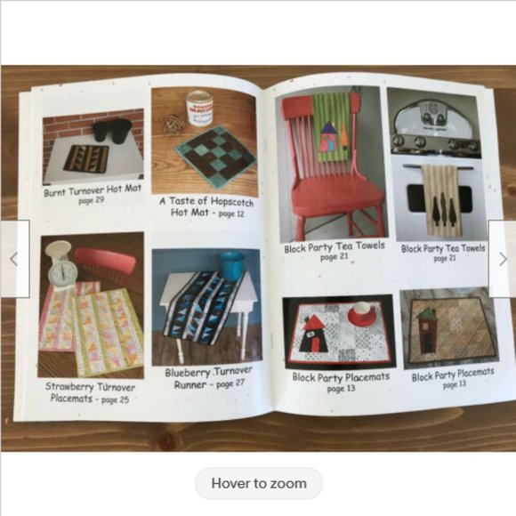 A Taste of Hopscotch: Runners & Placemats for Everyday Quilting Pattern Book - Picture 2 of 3